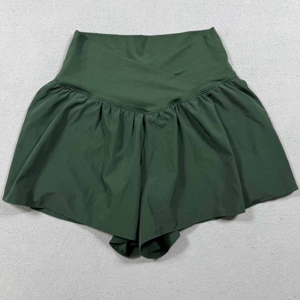 OFFLINE by Aerie Real Me Crossover Skort Green Athletic Skirt Small